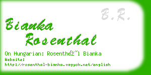 bianka rosenthal business card